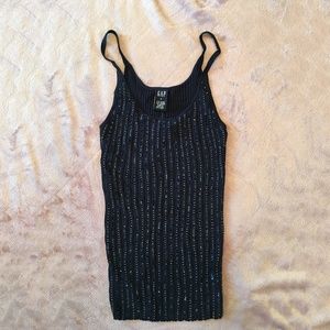 NWT GAP Beaded Stretchy Tank sz S